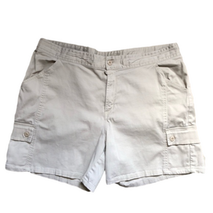 Vintage Pulp Tan Khaki Chino Hip Pocket Shorts Size XL